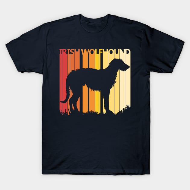 Vintage Irish Wolfhound Dog T-Shirt by GWENT